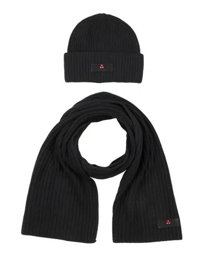 Peuterey Man Accessories Set Black Size M Polyamide, Viscose, Wool, Cashmere