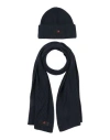Peuterey Man Accessories Set Midnight Blue Size M Polyamide, Viscose, Wool, Cashmere