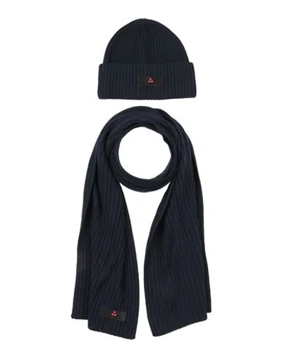 Peuterey Man Accessories Set Midnight Blue Size M Polyamide, Viscose, Wool, Cashmere