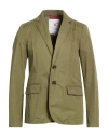 Peuterey Man Blazer Military Green Size Xl Cotton In Green
