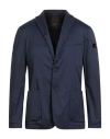 Peuterey Man Blazer Navy Size L Polyamide In Blue
