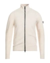 Peuterey Man Cardigan Beige Size 3xl Wool, Polyamide