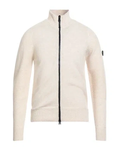Peuterey Man Cardigan Beige Size 3xl Wool, Polyamide