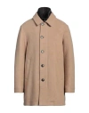 Peuterey Man Coat Beige Size Xl Wool, Polyester, Polyurethane