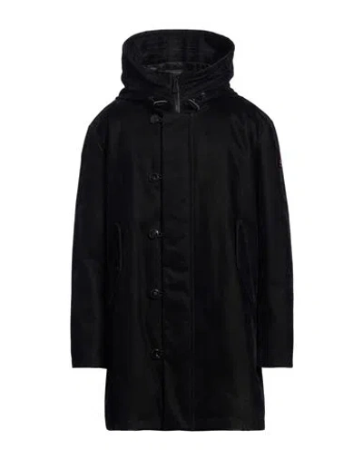 Peuterey Man Coat Black Size Xl Cotton, Viscose, Polyester