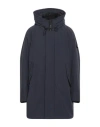 Peuterey Man Coat Midnight Blue Size L Polyamide, Elastane