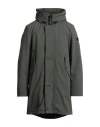Peuterey Man Coat Military Green Size Xl Polyester In Green