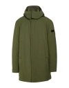 Peuterey Man Coat Military Green Size Xxl Polyester, Elastane