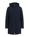 Peuterey Man Coat Navy Size Xxl Polyester In Blue