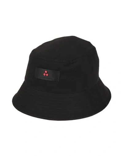 Peuterey Man Hat Black Size S Polyester, Viscose, Elastane