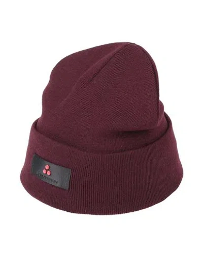 Peuterey Man Hat Plum Size M Acrylic, Wool
