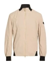 Peuterey Man Jacket Beige Size L Polyamide, Elastane In Neutral