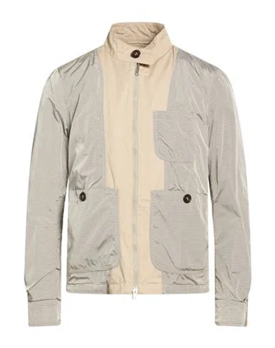 Peuterey Man Jacket Beige Size Xl Cotton In Neutral