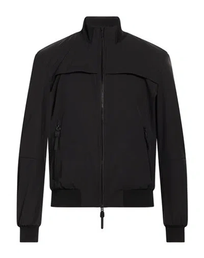 Peuterey Man Jacket Black Size 3xl Polyester, Elastane