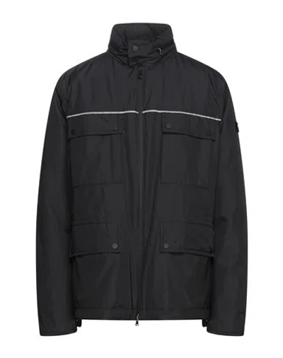 Peuterey Man Jacket Black Size Xl Polyamide, Elastane
