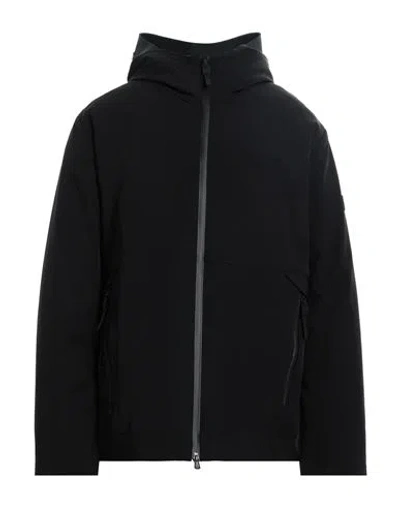 PEUTEREY PEUTEREY MAN JACKET BLACK SIZE XXL POLYAMIDE, POLYESTER, ELASTANE