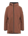 Peuterey Man Jacket Brown Size M Polyamide, Polyester, Elastane