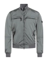 Peuterey Man Jacket Grey Size L Polyamide In Gray
