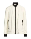 Peuterey Man Jacket Ivory Size 3xl Polyester, Elastane In White