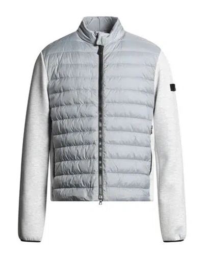 Peuterey Man Jacket Light Grey Size Xl Polyester, Viscose In Gray