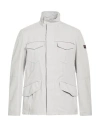 Peuterey Man Jacket Light Grey Size Xxl Polyester, Elastane In Gray