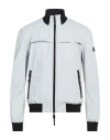 Peuterey Man Jacket Light Grey Size Xl Polyester, Elastane In Gray