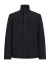 Peuterey Man Jacket Midnight Blue Size 3xl Polyester, Elastane In Black