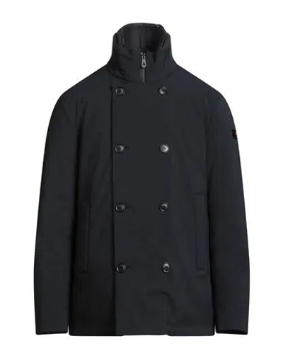 Peuterey Man Jacket Midnight Blue Size L Polyester, Elastane
