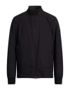 Peuterey Man Jacket Midnight Blue Size S Polyester, Elastane In Black