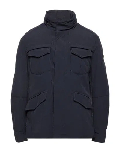 Peuterey Man Jacket Midnight Blue Size Xl Polyamide
