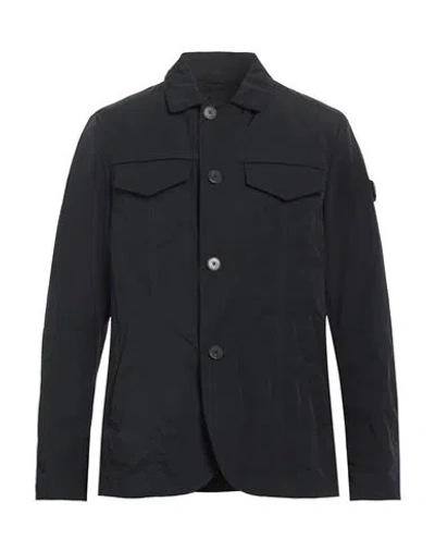 Peuterey Man Jacket Midnight Blue Size Xxl Polyamide, Polyester