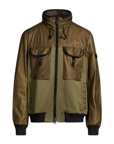 Peuterey Man Jacket Military Green Size Xl Cotton