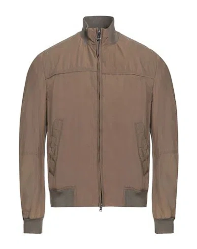 Peuterey Man Jacket Military Green Size Xl Cotton, Polyamide