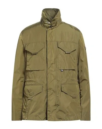 Peuterey Man Jacket Military Green Size Xl Polyamide