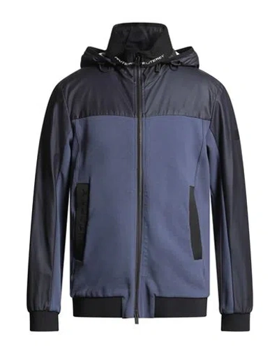 Peuterey Man Jacket Navy Size M Cotton, Polyamide, Elastane In Blue