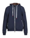 Peuterey Man Jacket Navy Size Xl Polyamide In Blue