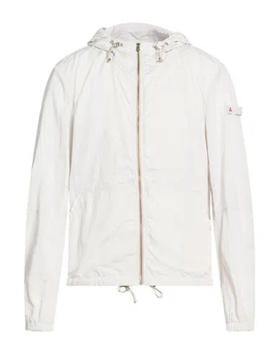 Peuterey Man Jacket Off White Size Xxl Polyamide