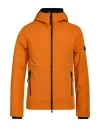 Peuterey Man Jacket Orange Size Xs Polyamide, Polyester, Elastane In Orange