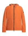 Peuterey Man Jacket Orange Size Xxl Polyamide, Viscose, Elastane