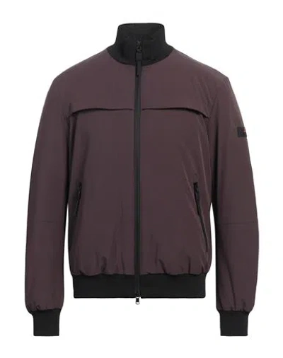 Peuterey Man Jacket Plum Size L Polyamide, Polyester, Elastane