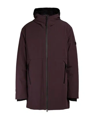 Peuterey Man Jacket Plum Size Xl Polyamide, Polyester, Elastane In Purple
