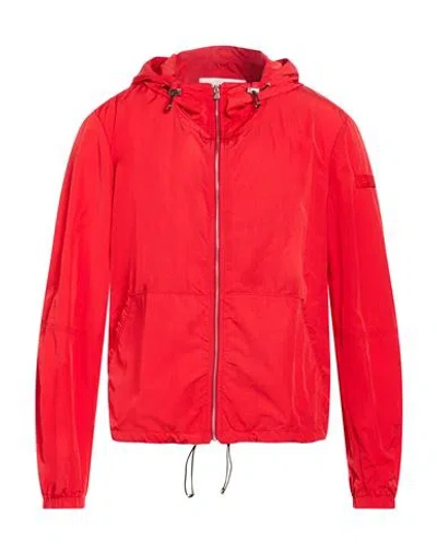 Peuterey Man Jacket Red Size L Polyamide