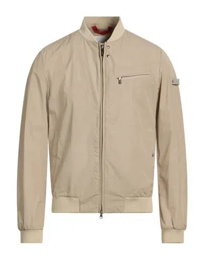 Peuterey Man Jacket Sand Size Xl Polyester, Polyamide In Nude