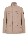 Peuterey Man Jacket Sand Size Xxl Polyester, Elastane In Brown