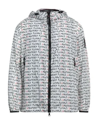 Peuterey Man Jacket White Size Xl Polyamide