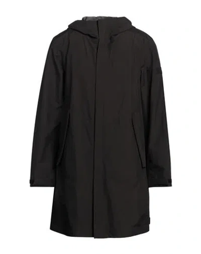 Peuterey Man Overcoat & Trench Coat Black Size M Polyester
