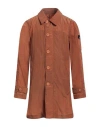 Peuterey Man Overcoat & Trench Coat Brown Size M Polyamide In Brown