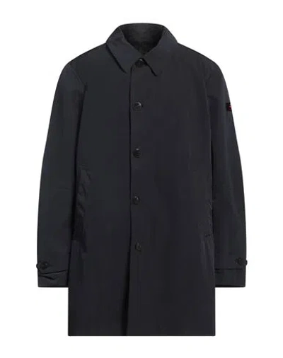 Peuterey Man Overcoat & Trench Coat Navy Size L Polyamide, Polyester