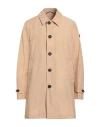 Peuterey Man Overcoat & Trench Coat Sand Size M Cotton, Polyamide In Neutral
