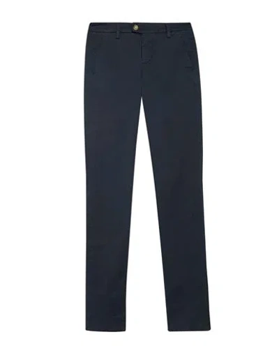 Peuterey Man Pants Midnight Blue Size 26 Cotton, Elastane